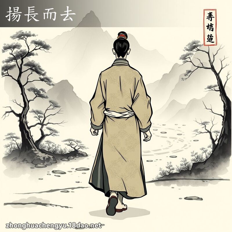 揚長而去 配图