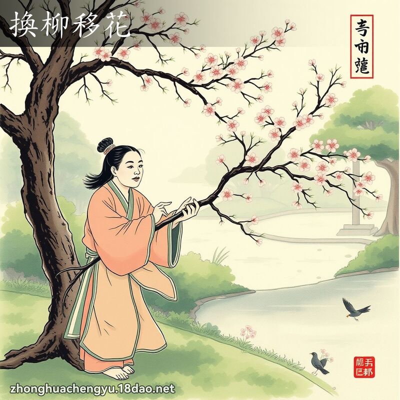 換柳移花 配图