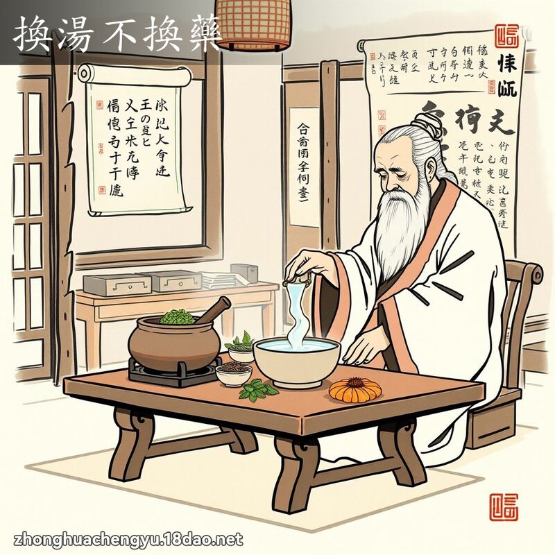 換湯不換藥 配图