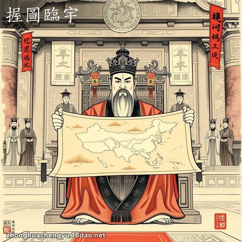 握圖臨宇 配图