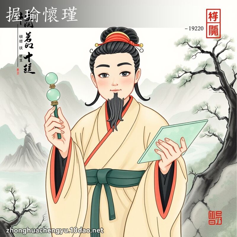握瑜懷瑾 配图