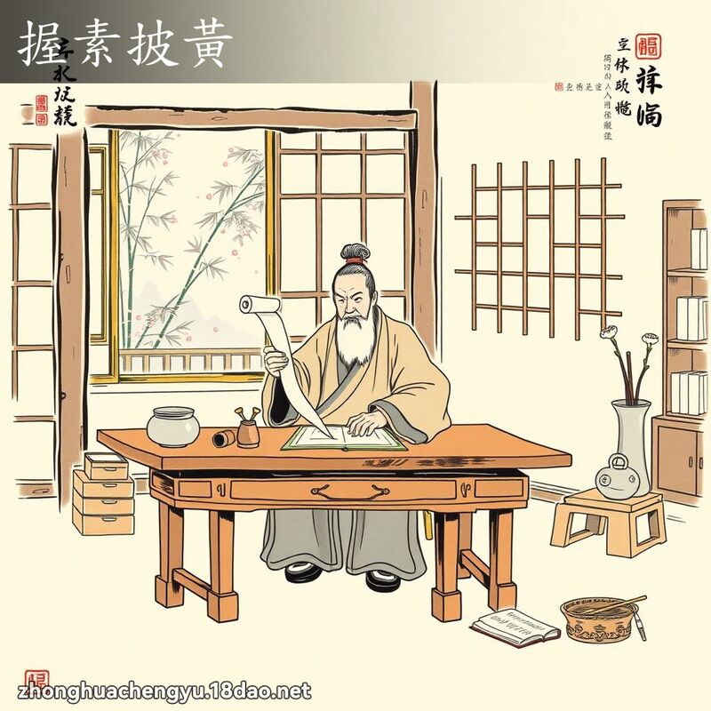 握素披黃 配图
