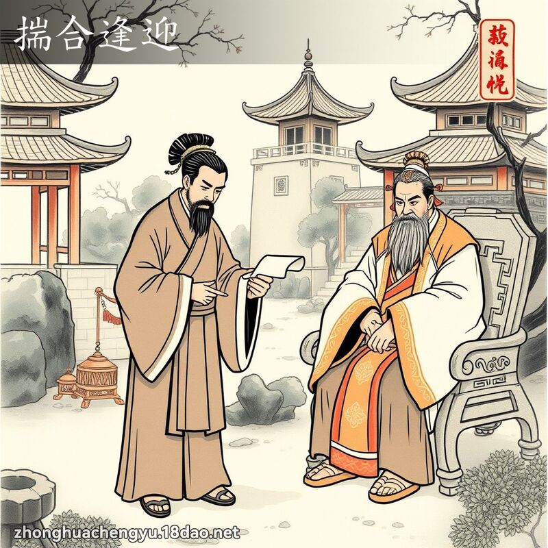 揣合逢迎 配图