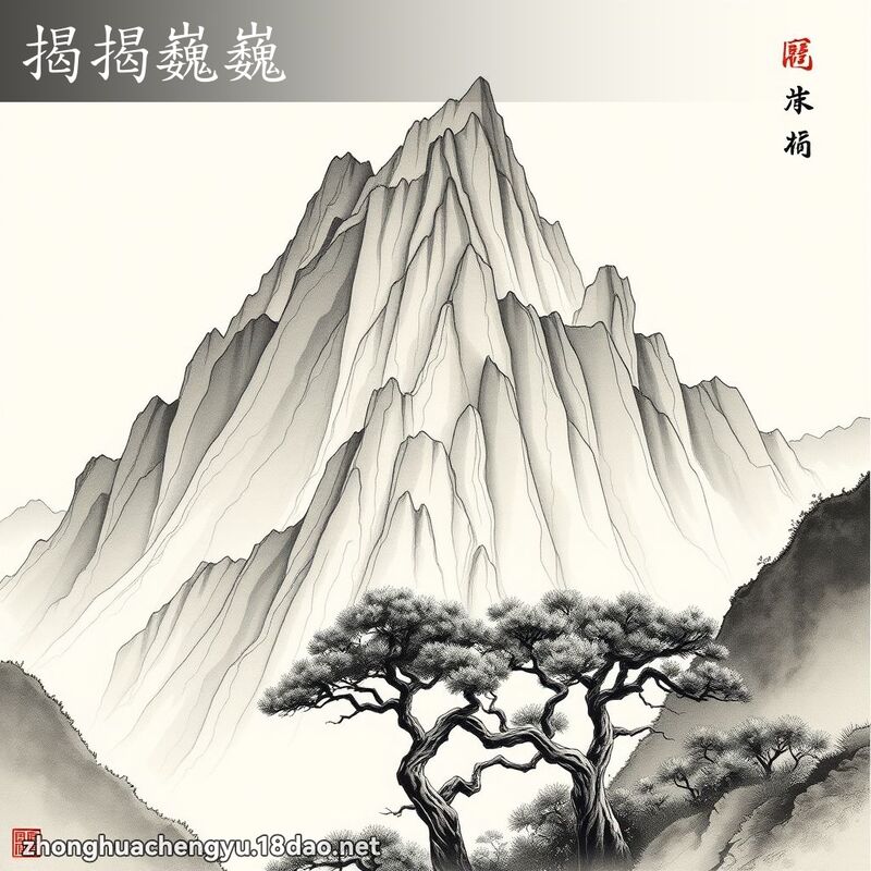 揭揭巍巍 配图