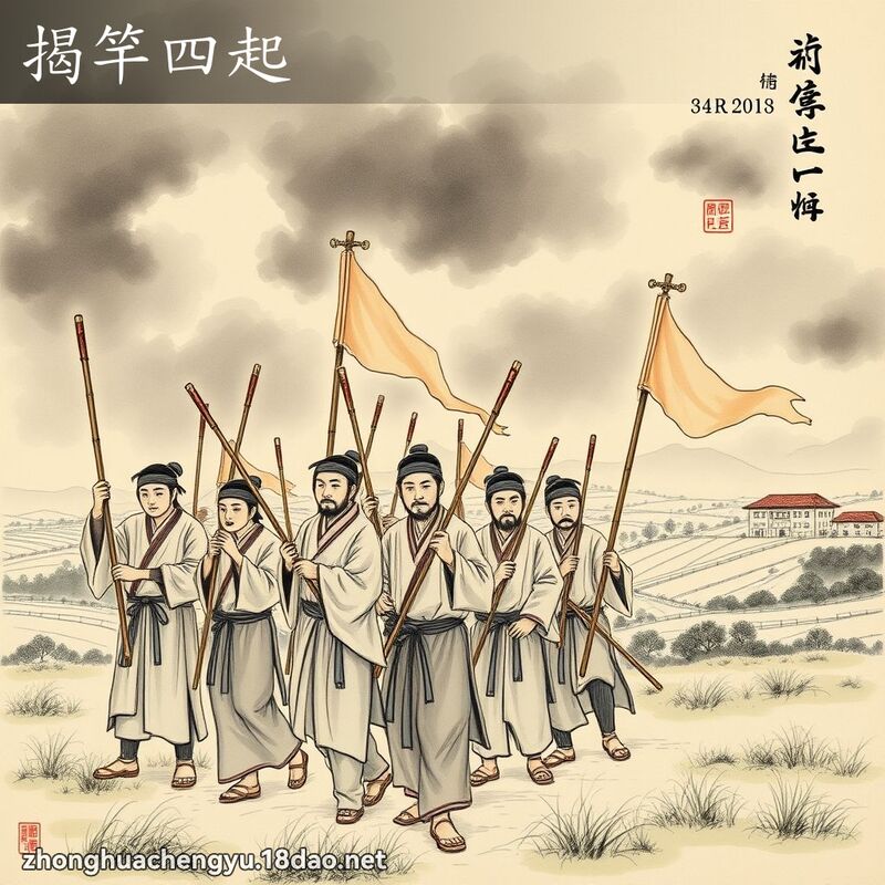 揭竿四起 配图