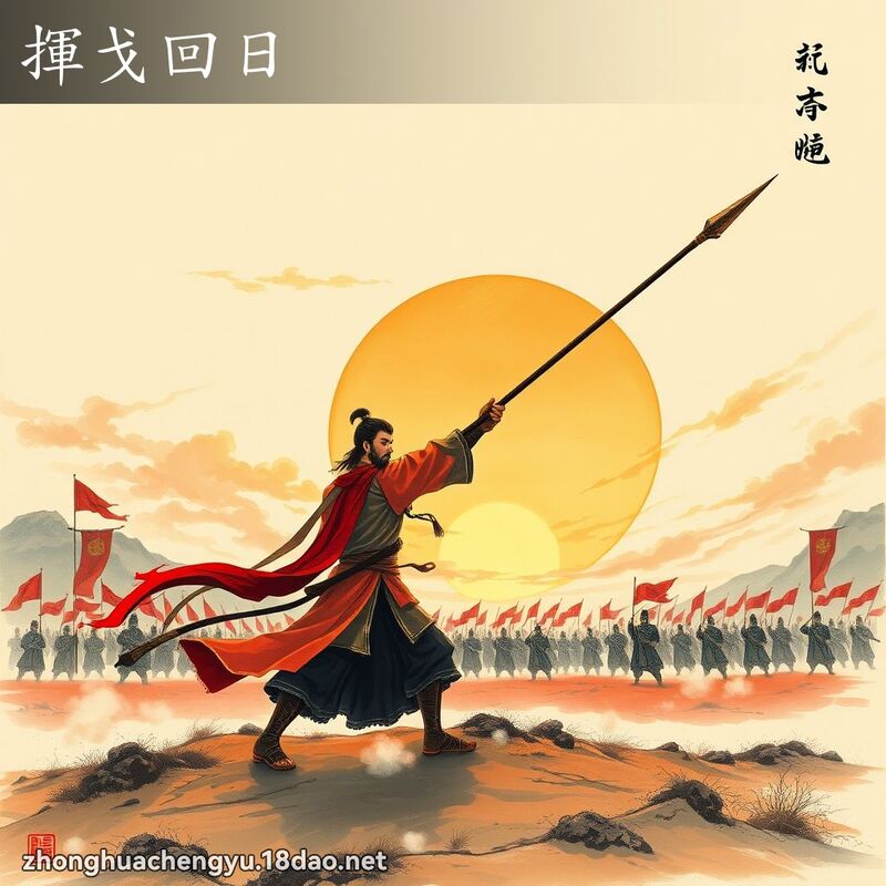揮戈回日 配图