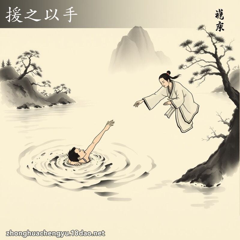 援之以手 配图