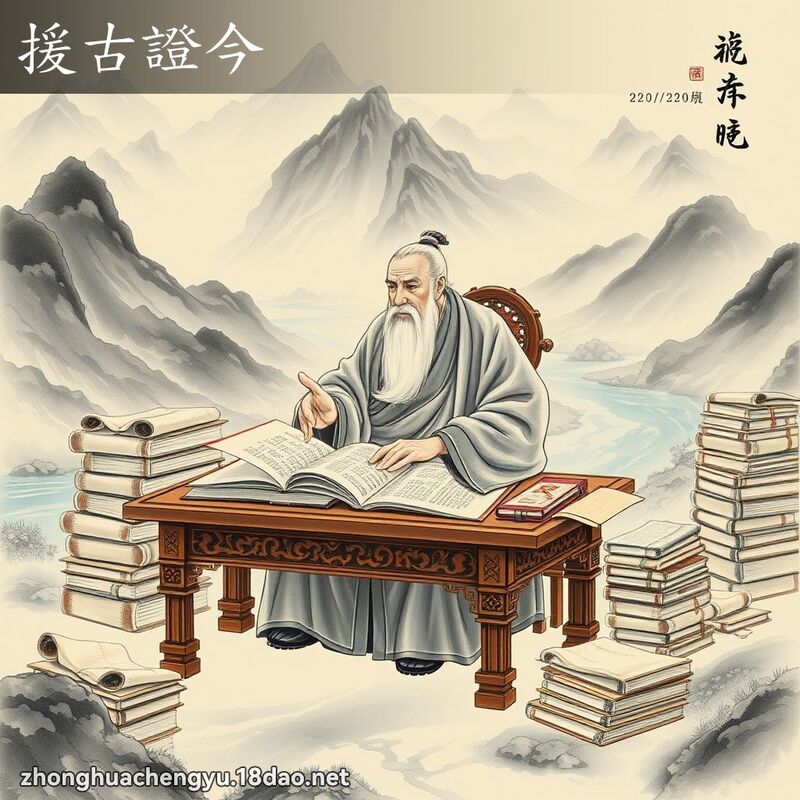 援古證今 配图