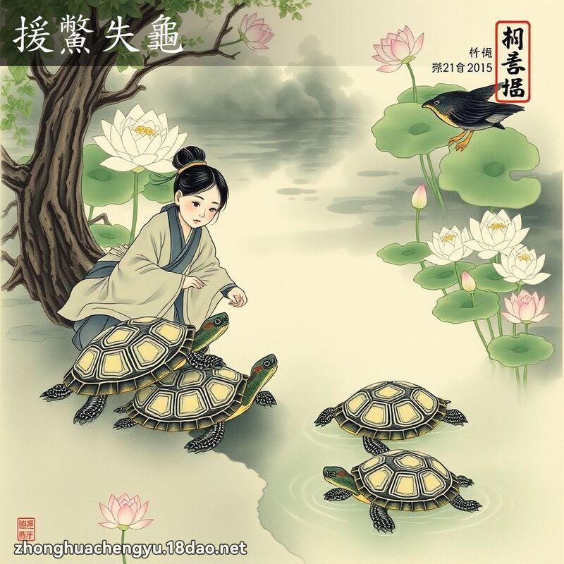 援鱉失龜 配图