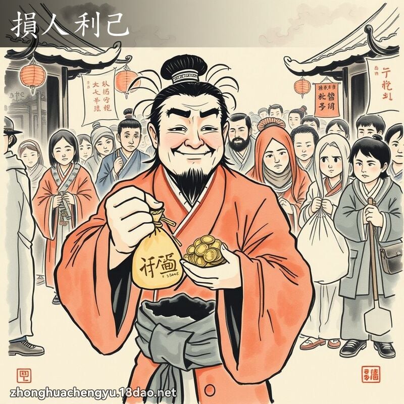 損人利己 配图