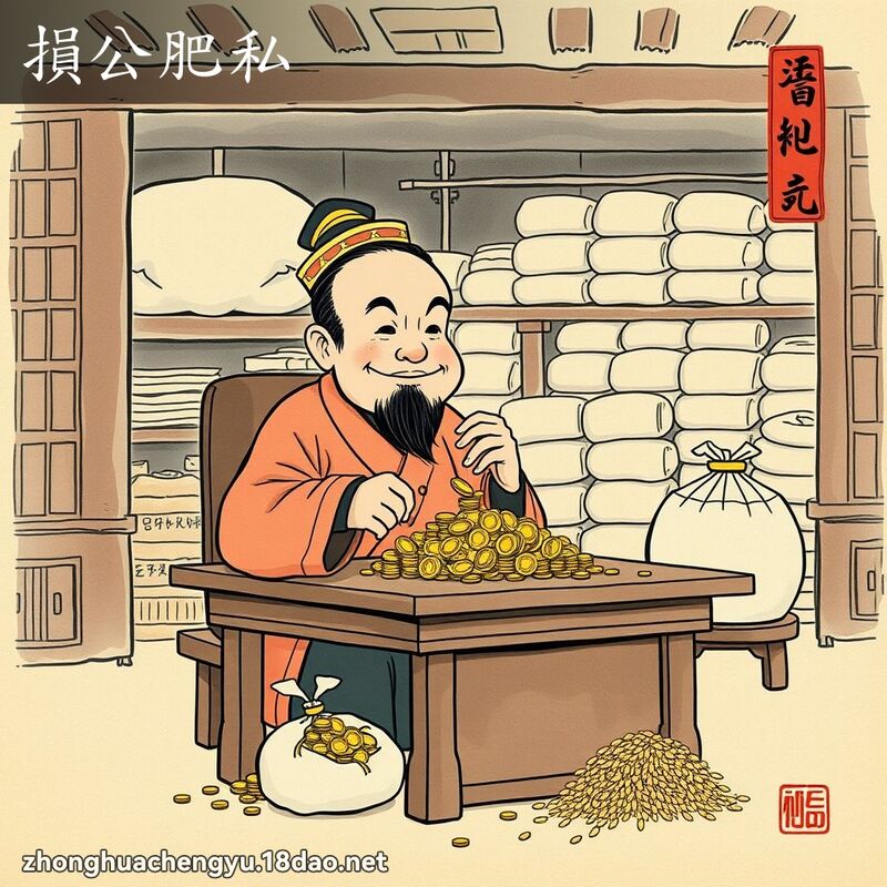 損公肥私 配图