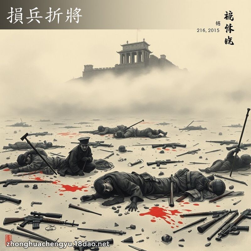 損兵折將 配图