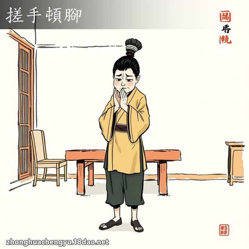 搓手頓腳 配图