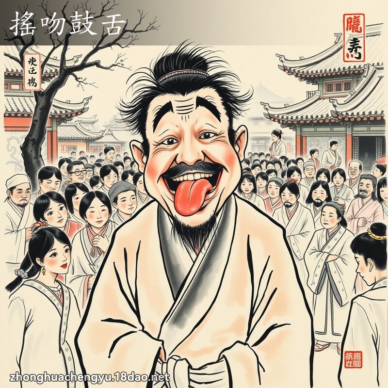 搖吻鼓舌 配图