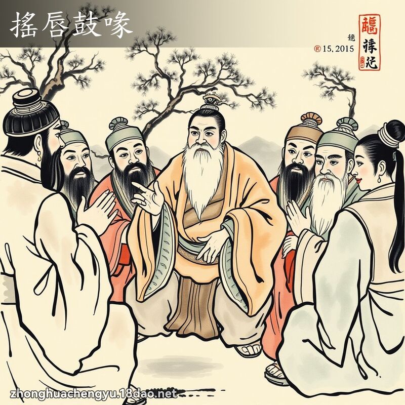 搖唇鼓喙 配图