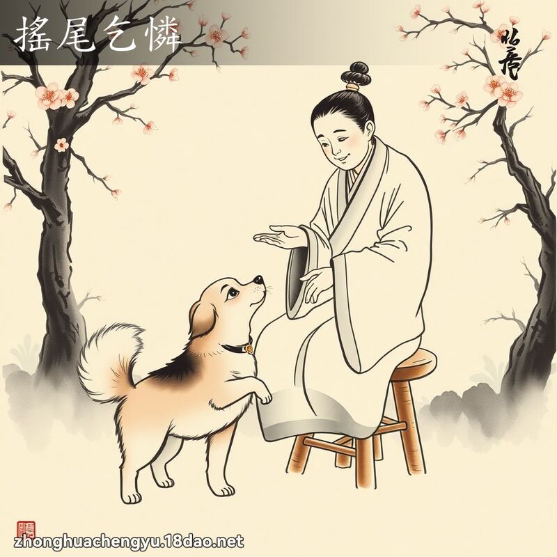 搖尾乞憐 配图