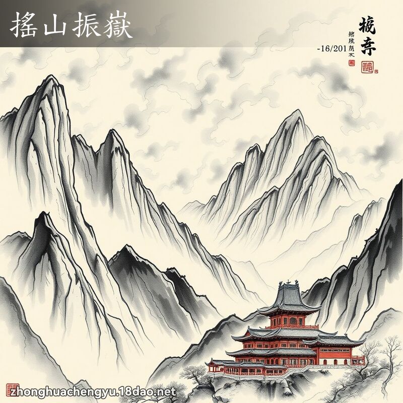 搖山振嶽 配图