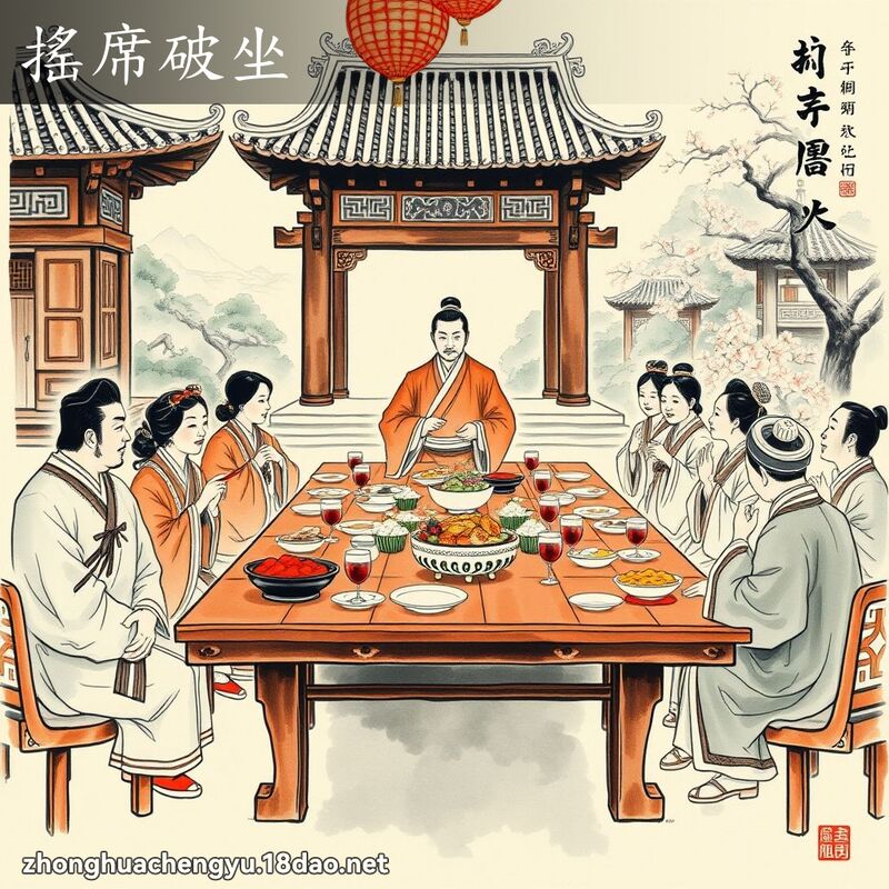 搖席破坐 配图