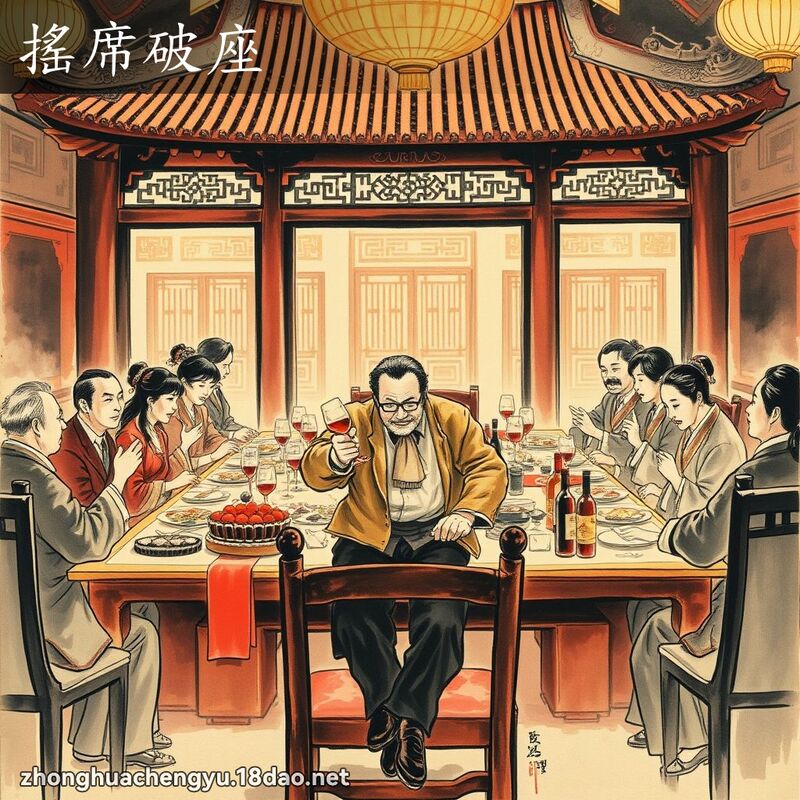 搖席破座 配图