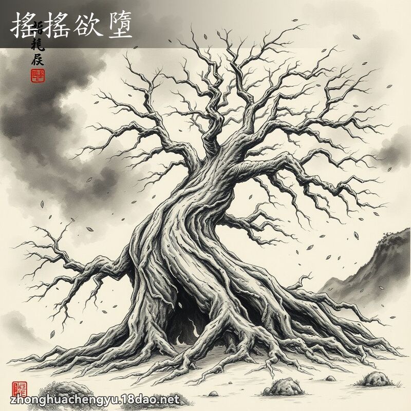搖搖欲墮 配图