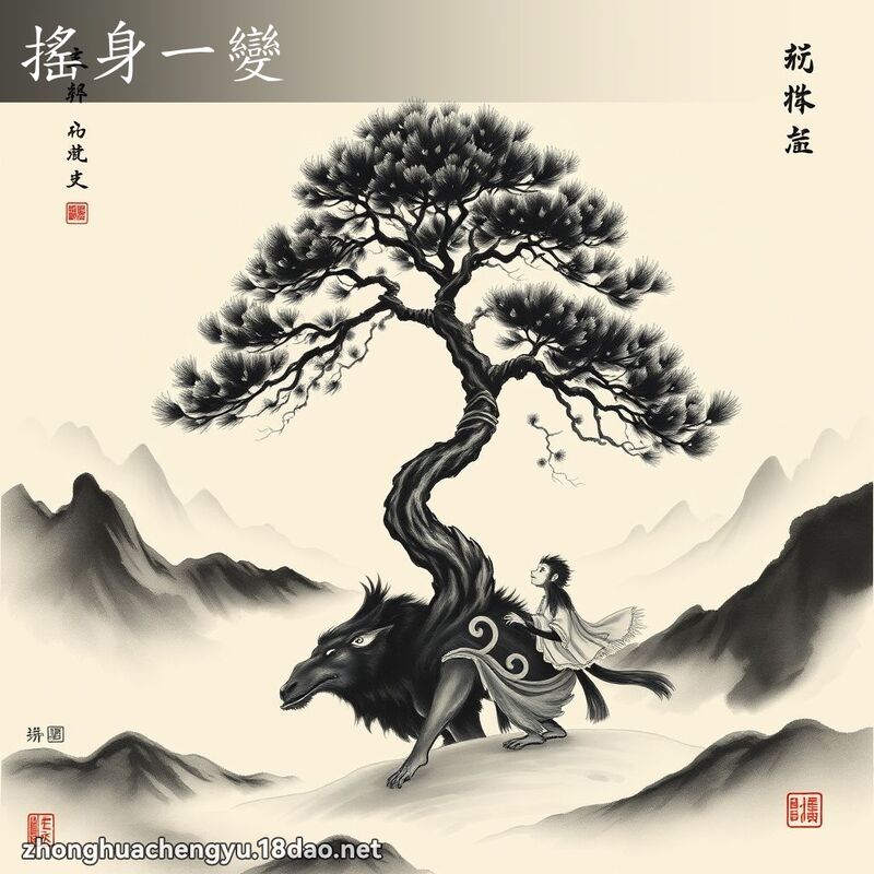 搖身一變 配图