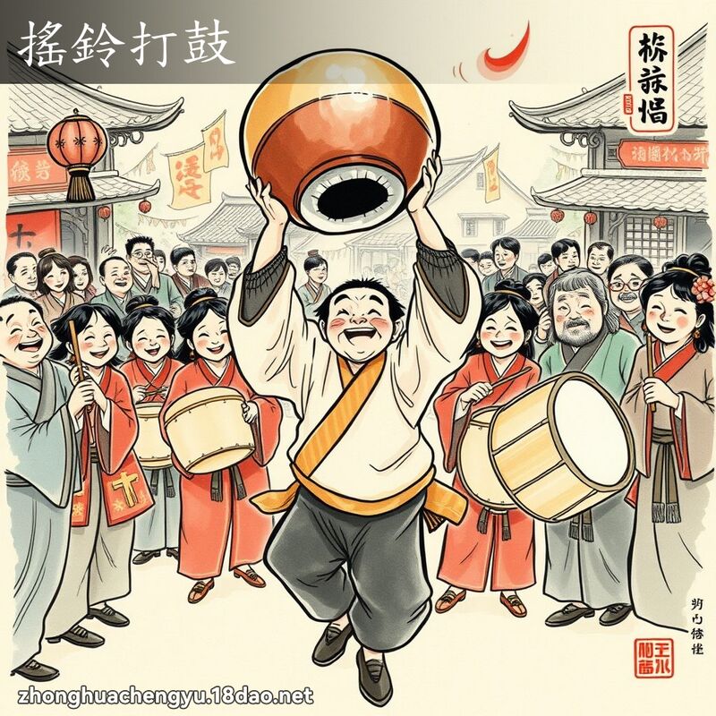 搖鈴打鼓 配图
