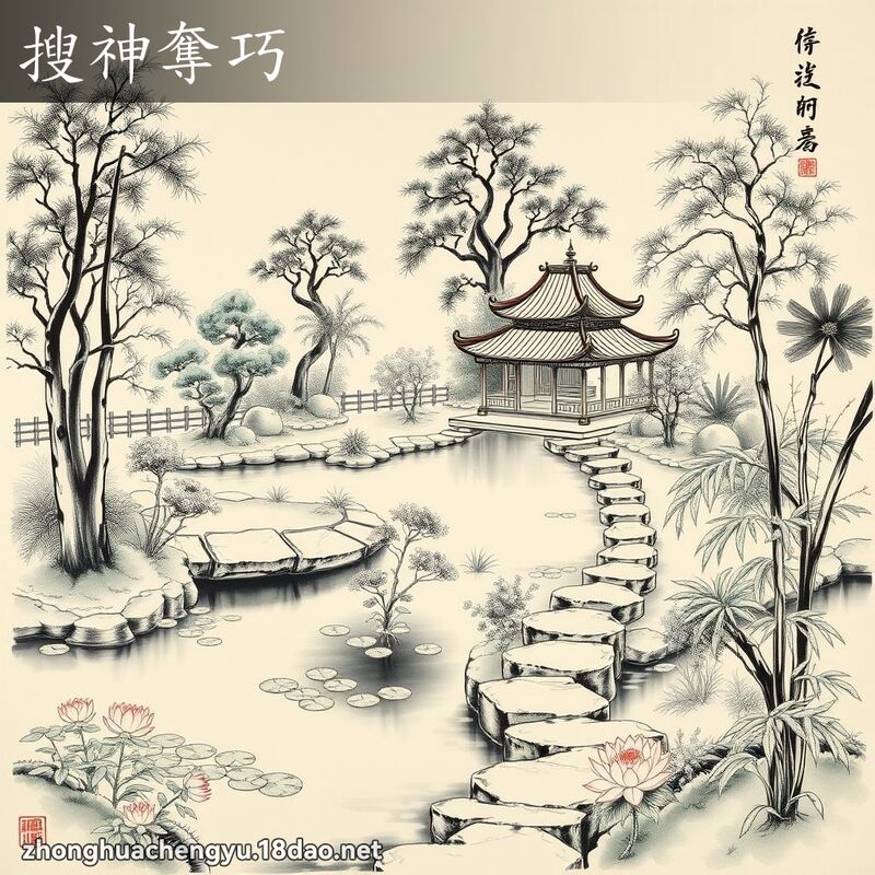 搜神奪巧 配图