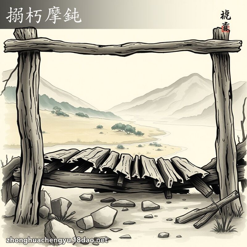 搦朽摩鈍 配图