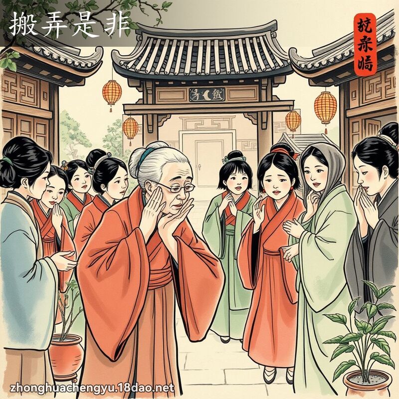 搬弄是非 配图
