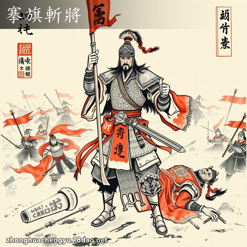 搴旗斬將 配图