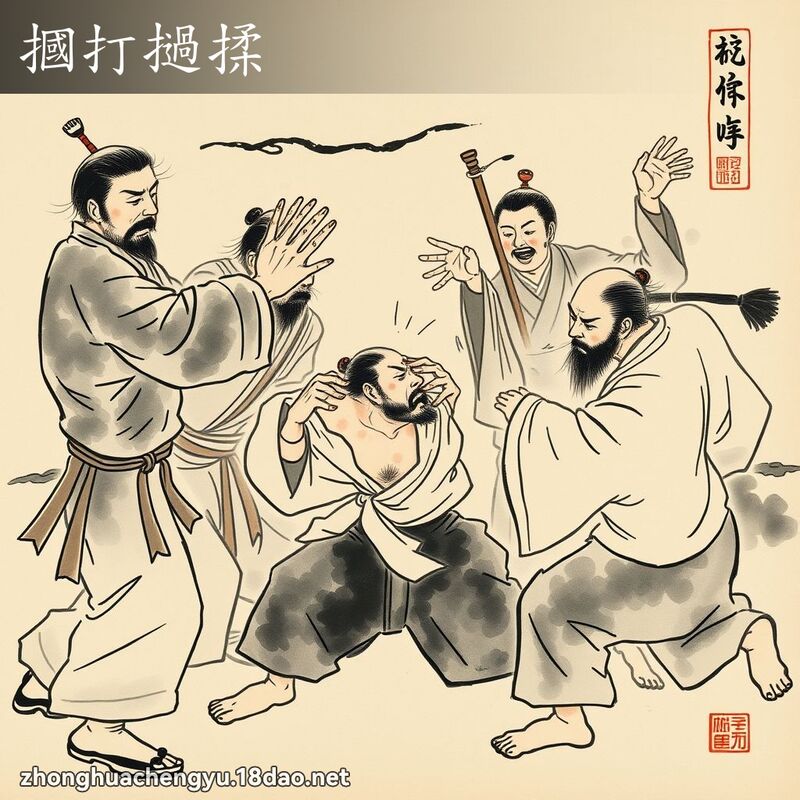 摑打撾揉 配图