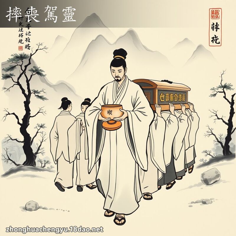摔喪駕靈 配图