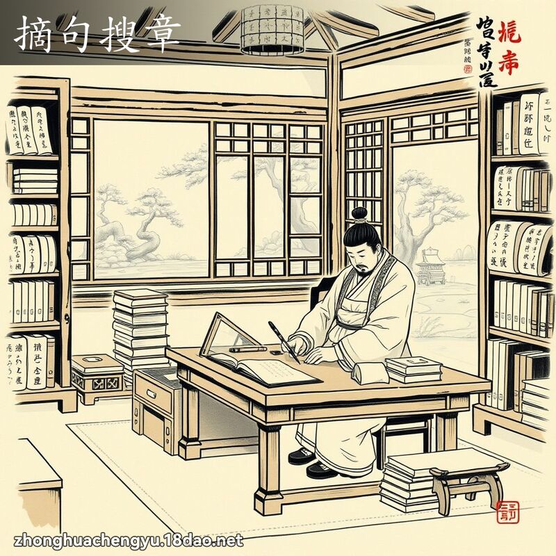 摘句搜章 配图