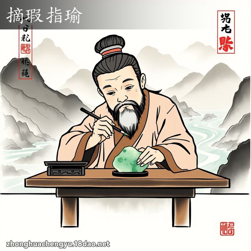 摘瑕指瑜 配图