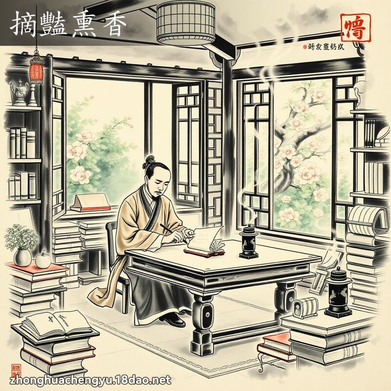 摘豔熏香 配图