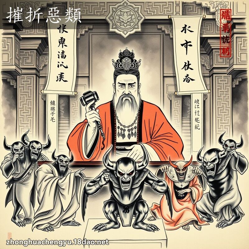 摧折惡類 配图