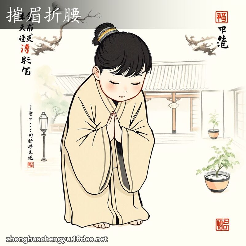 摧眉折腰 配图