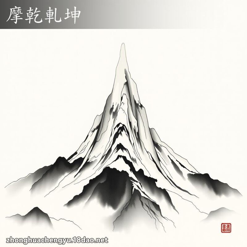 摩乾軋坤 配图