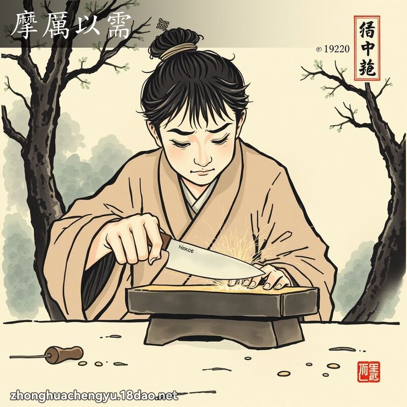 摩厲以需 配图