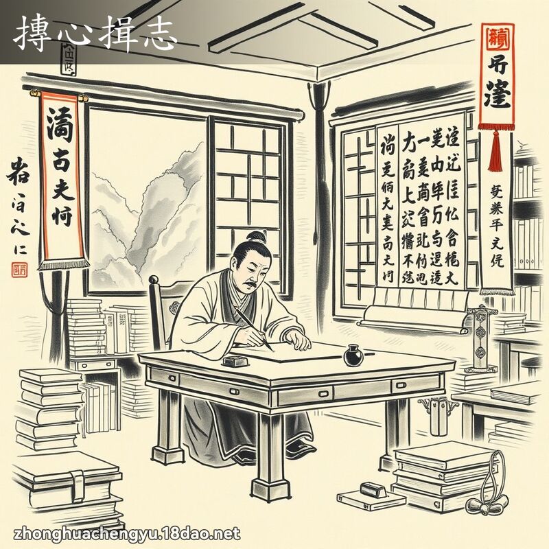 摶心揖志 配图