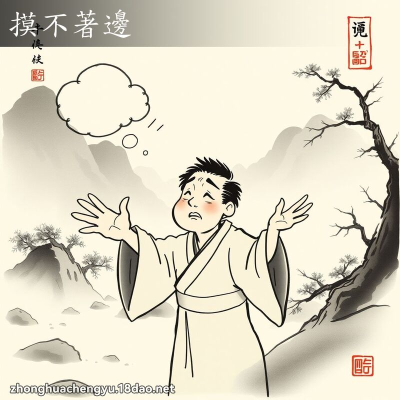 摸不著邊 配图
