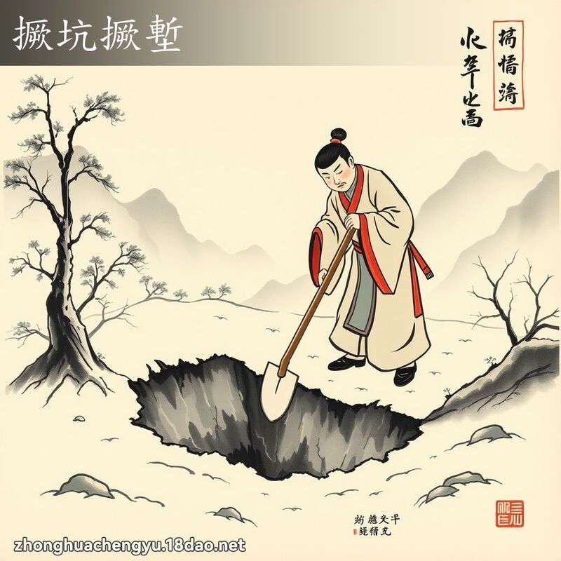 撅坑撅塹 配图
