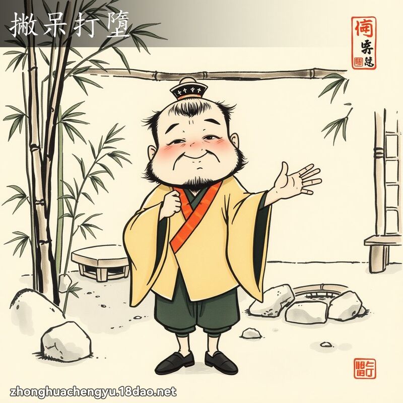 撇呆打墮 配图