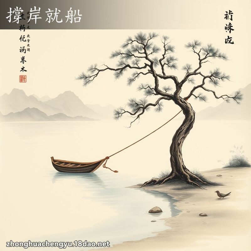 撐岸就船 配图