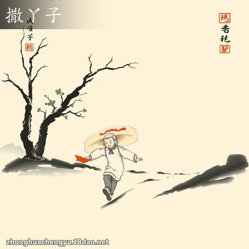 撒丫子 配图