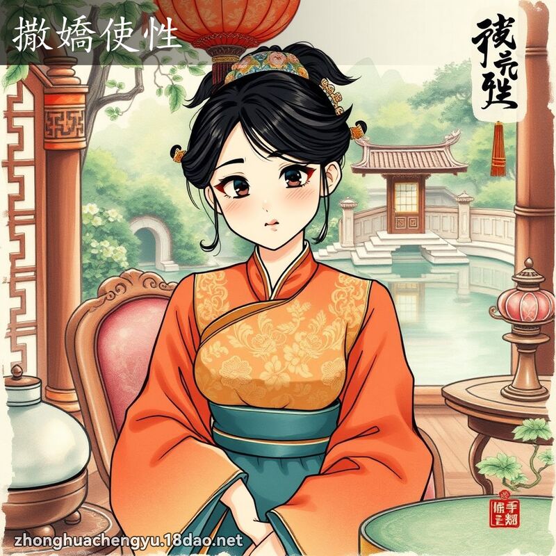 撒嬌使性 配图