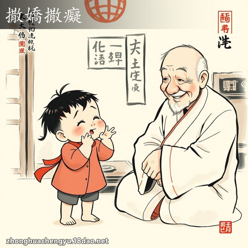 撒嬌撒癡 配图