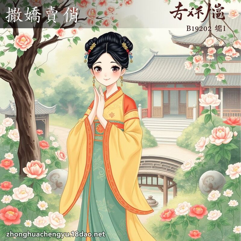 撒嬌賣俏 配图