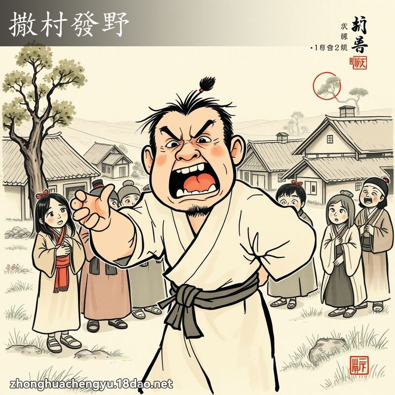 撒村發野 配图