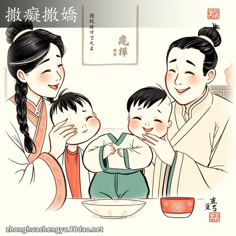 撒癡撒嬌 配图